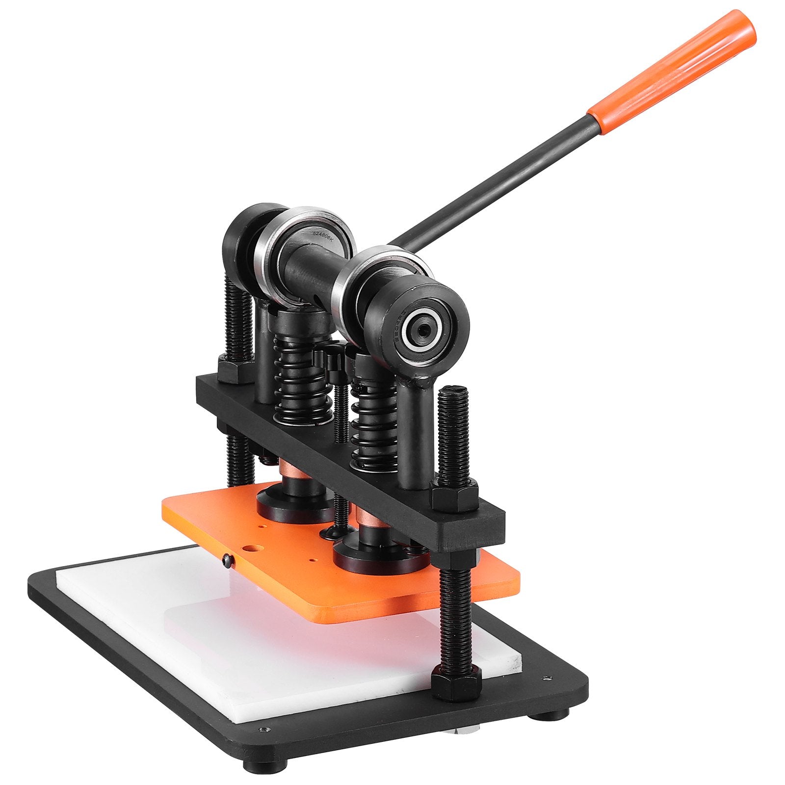 Cutters: VEVOR Leather Cutting Machine, 10.2 x 5.9 in Embossing Plate Manual Die Cutter, 0.47 in Pressure Stroke Leather Embossing Machine, Dual Guide Shafts Die Cut Machine for Various of Materials