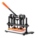 Cutters: VEVOR Leather Cutting Machine, 10.2 x 4.7 in Embossing Plate Manual Die Cutter, 0.47 in Pressure Stroke Leather Embossing Machine, Dual Guide Shafts Die Cut Machine for Various of Materials