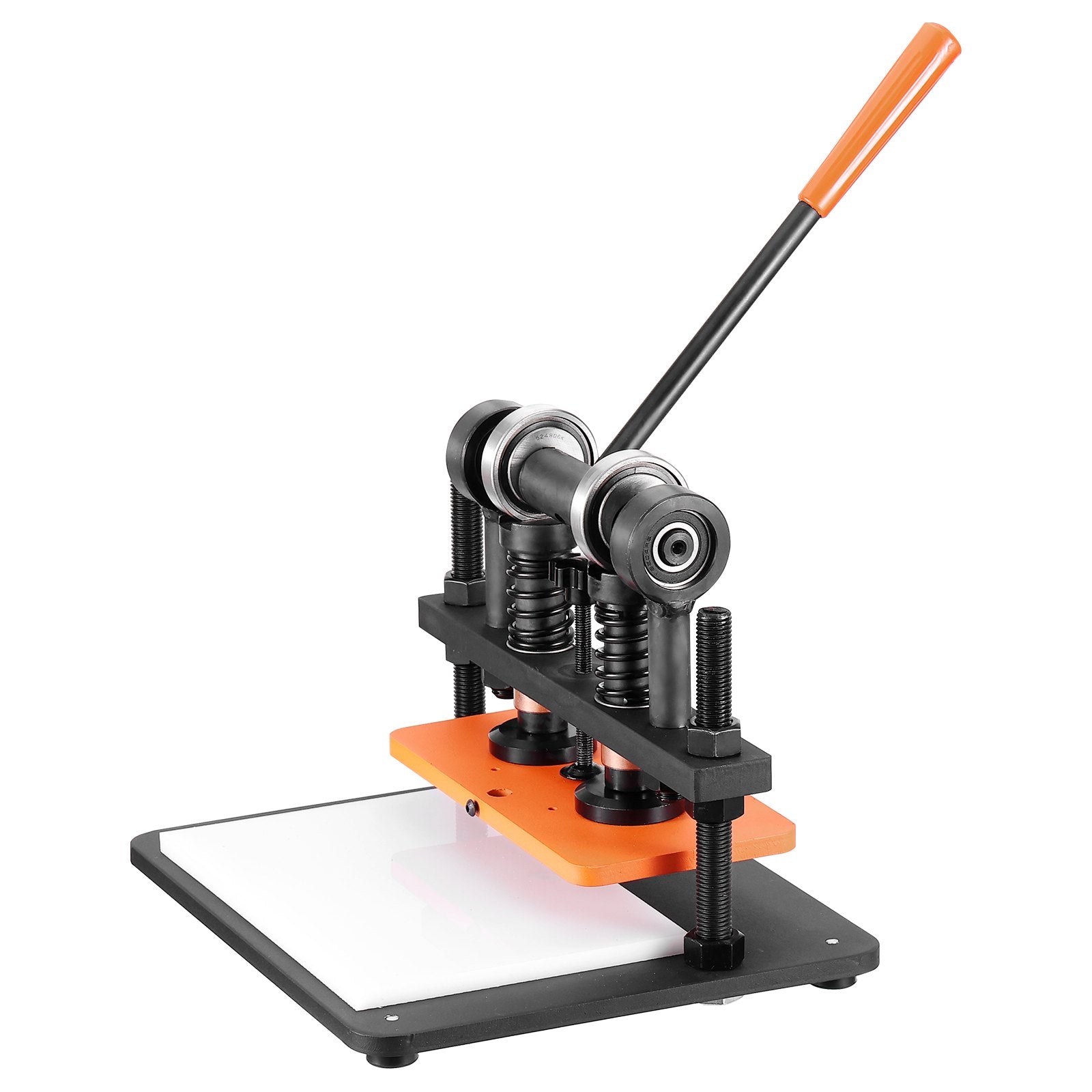 Cutters: VEVOR Leather Cutting Machine, 11 x 5.5 in Embossing Plate Manual Die Cutter, 0.47 in Pressure Stroke Leather Embossing Machine, Dual Guide Shafts Die Cut Machine for Various of Materials