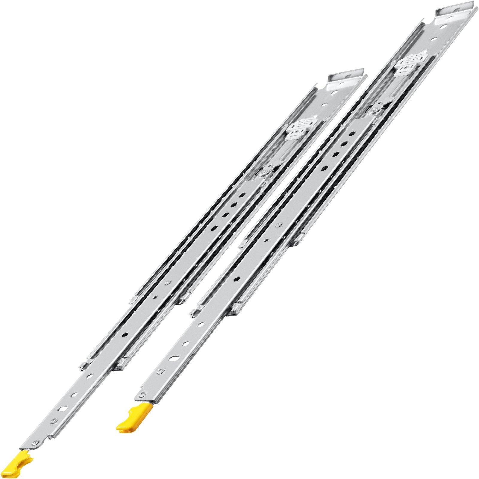 Basketball & Basketball Accessories: VEVOR Drawer Slides with Lock, 1 Pair 40 inch, Heavy-Duty Industrial Steel up to 500 lbs Capacity, 3-Fold Full Extension, Ball Bearing Lock-in & Lock-Out, Side Mount