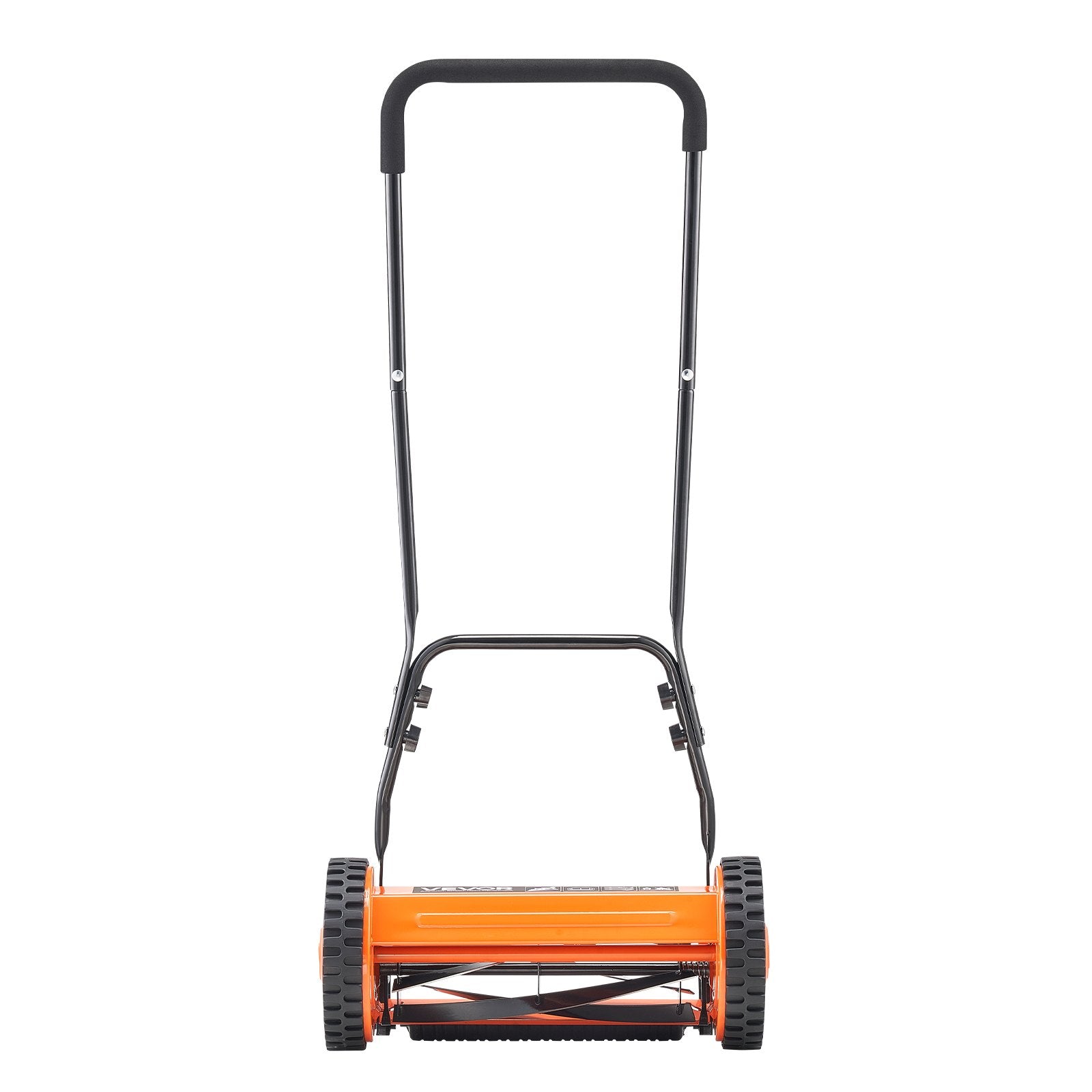 Gardening Tools: VEVOR 40cm Push Reel Lawn Mower 5-Blade Adjustable Height Grass Catcher 2-Wheel