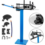 Automotive Repair & Speciality Tools: VEVOR Tube Bender Max Bending Degree 240°,Heavy Duty Metal Pipe and Tube Notcher With 3 Dies,Tube Pedestal Bender 0 up to 240 Degree,Metal Working Tools and Equipment