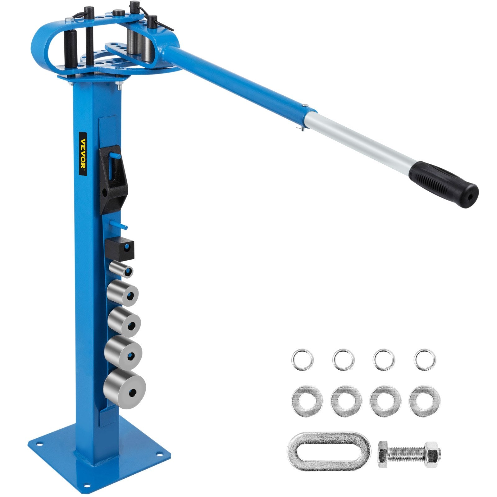 Audio Accessories: VEVOR YP-38 Metal Bender 1"-3" Flat Bar Square Rod Bending 7 Dies w/ Floor Stand