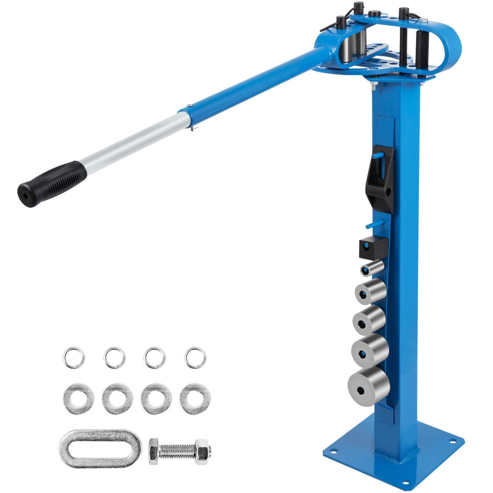 Audio Accessories: VEVOR YP-38 Metal Bender 1"-3" Flat Bar Square Rod Bending 7 Dies w/ Floor Stand