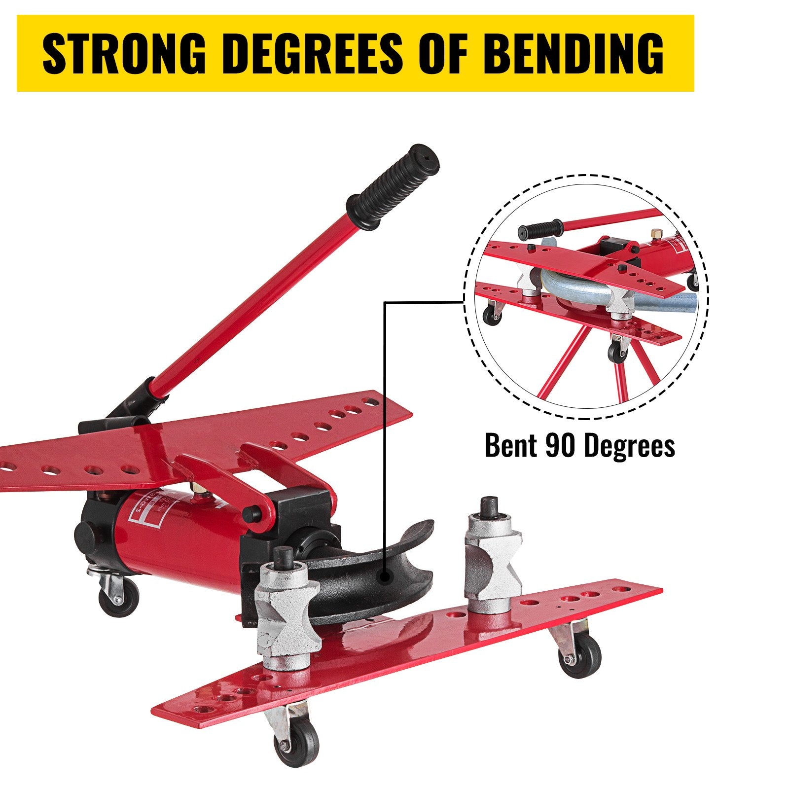 Cutters: VEVOR Manual Pipe Bender Plumbers Tool 16T, Pipe Bending Machine 1/2-2 Inch, Pipe Bending Pipe Bending Machine Ø22mm-Ø60mm, Bender Tube Bender Machine Tube Bender for Heating and Piping Construction