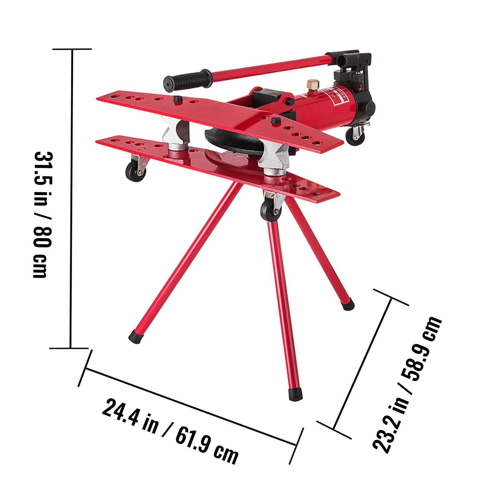 Cutters: VEVOR Manual Pipe Bender Plumbers Tool 16T, Pipe Bending Machine 1/2-2 Inch, Pipe Bending Pipe Bending Machine Ø22mm-Ø60mm, Bender Tube Bender Machine Tube Bender for Heating and Piping Construction
