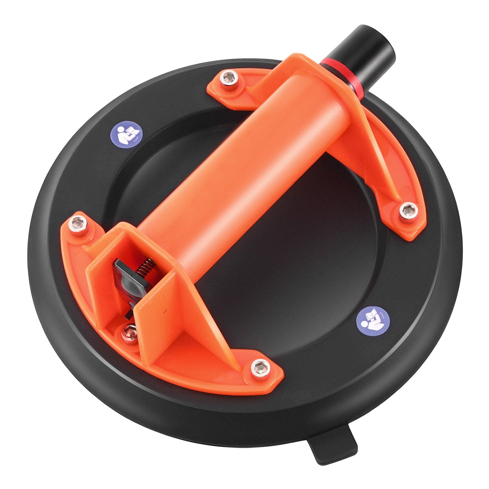 Tattoo Suppliers: VEVOR Vacuum Suction Cup, 203 mm Vacuum Glass Lifter with ABS Handle, 180 kg Max Lifting Capacity Tile Suction Cup Tool with Carrying Case for Lifting Large Tile, Granite, Drywall, Windows (1-Pack)