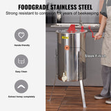 Basketball & Basketball Accessories: VEVOR Manual Honey Extractor, 2/4 Frames Honey Spinner Extractor, Stainless Steel Beekeeping Extraction, Honeycomb Drum Spinner with Lid, Apiary Centrifuge Equipment with Height Adjustable Stand