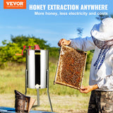 Basketball & Basketball Accessories: VEVOR Manual Honey Extractor, 3 Frames Honey Spinner Extractor, Stainless Steel Beekeeping Extraction, Honeycomb Drum Spinner with Lid, Apiary Centrifuge Equipment with Height Adjustable Stand