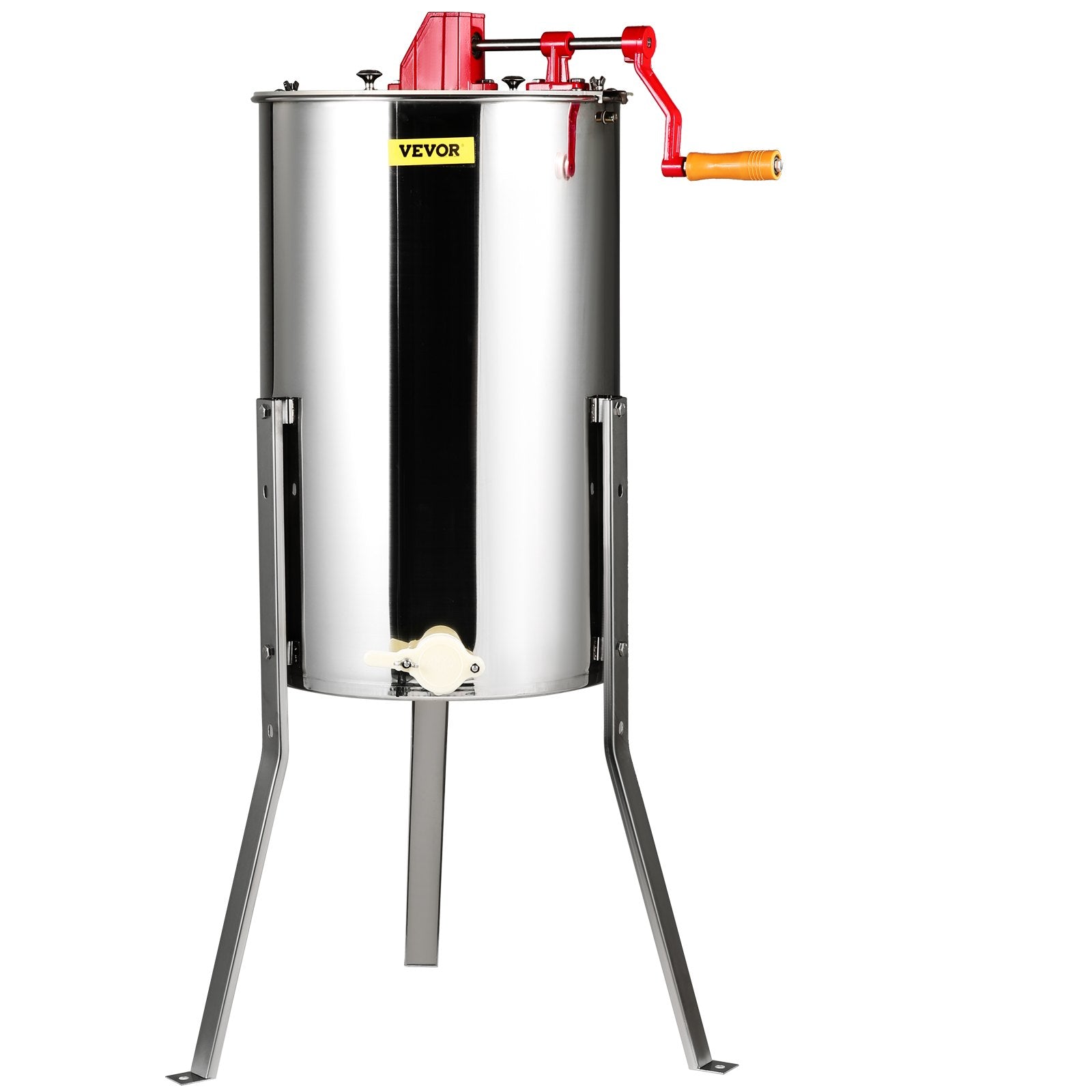 Basketball & Basketball Accessories: VEVOR Manual Honey Extractor, 3 Frames Honey Spinner Extractor, Stainless Steel Beekeeping Extraction, Honeycomb Drum Spinner with Lid, Apiary Centrifuge Equipment with Height Adjustable Stand