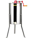 Basketball & Basketball Accessories: VEVOR Manual Honey Extractor, 3 Frames Honey Spinner Extractor, Stainless Steel Beekeeping Extraction, Honeycomb Drum Spinner with Lid, Apiary Centrifuge Equipment with Height Adjustable Stand