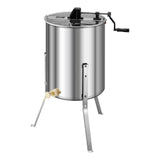 Beekeeping: VEVOR Honey Extractor, 4/8 Frame Manual Honey Spinner with Transparent Lid, Stainless Steel Honeycomb Drum Spinner with Height Adjustable Stand, Honeycomb Extraction Equipment for Beekeeping