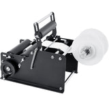 Kitchen & Bathroom DIY: VEVOR Manual Round Labeling Machine, 15-20pcs/min, Bottle Label Applicator for Round Bottles, Adjustable Manual Round Bottle Labeler Suitable for Round Bottle Diameter 20-120 mm (with Pressing Bar)