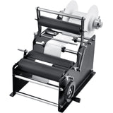Kitchen & Bathroom DIY: VEVOR Manual Round Labeling Machine, 15-20pcs/min, Bottle Label Applicator for Round Bottles, Adjustable Manual Round Bottle Labeler Suitable for Round Bottle Diameter 20-120 mm (with Pressing Bar)