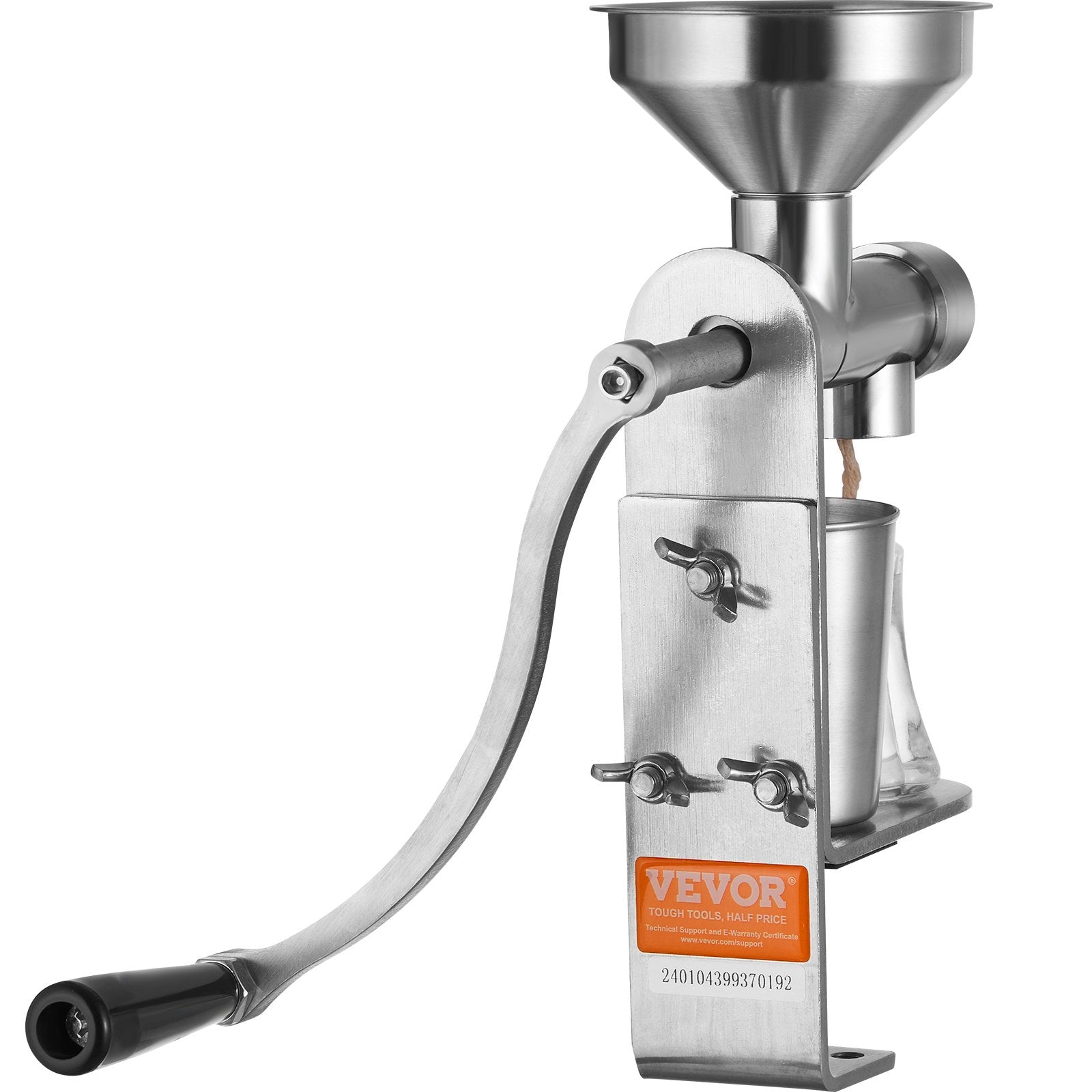 Food Storage: VEVOR Manual Oil Press Machine, Stainless Steel Oil Extractor Machine, Detachable Oil Presser for Effortless Cleaning, Household Oil Expeller for Pressing Peanuts, Sesame Seeds, Rapeseed, Tea Seeds