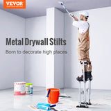 Door Hardware: VEVOR Drywall Stilts, 24''-40'' Adjustable Aluminum Tool Stilts with Protective Knee Pads, Durable and Non-Slip Work Stilts for Sheetrock Painting, Walking, Taping, Silver