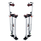 Door Hardware: VEVOR Drywall Stilts, 24''-40'' Adjustable Aluminum Tool Stilts with Protective Knee Pads, Durable and Non-Slip Work Stilts for Sheetrock Painting, Walking, Taping, Silver