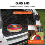 Outdoor Play Equipment: VEVOR Archery Target, 5 Layers 20" Arrow Target, Traditional Solid Straw Round Archery Target Shooting Bow, Hand-Made Arrows Target, Coloured Rope Target for Backyard Outdoor Hunting Shooting Practice