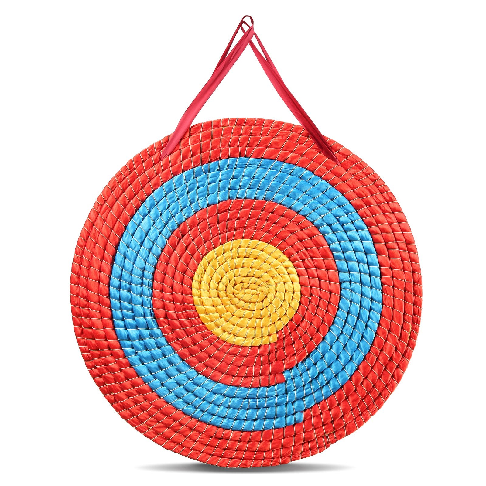 Outdoor Play Equipment: VEVOR Archery Target, 5 Layers 20" Arrow Target, Traditional Solid Straw Round Archery Target Shooting Bow, Hand-Made Arrows Target, Coloured Rope Target for Backyard Outdoor Hunting Shooting Practice