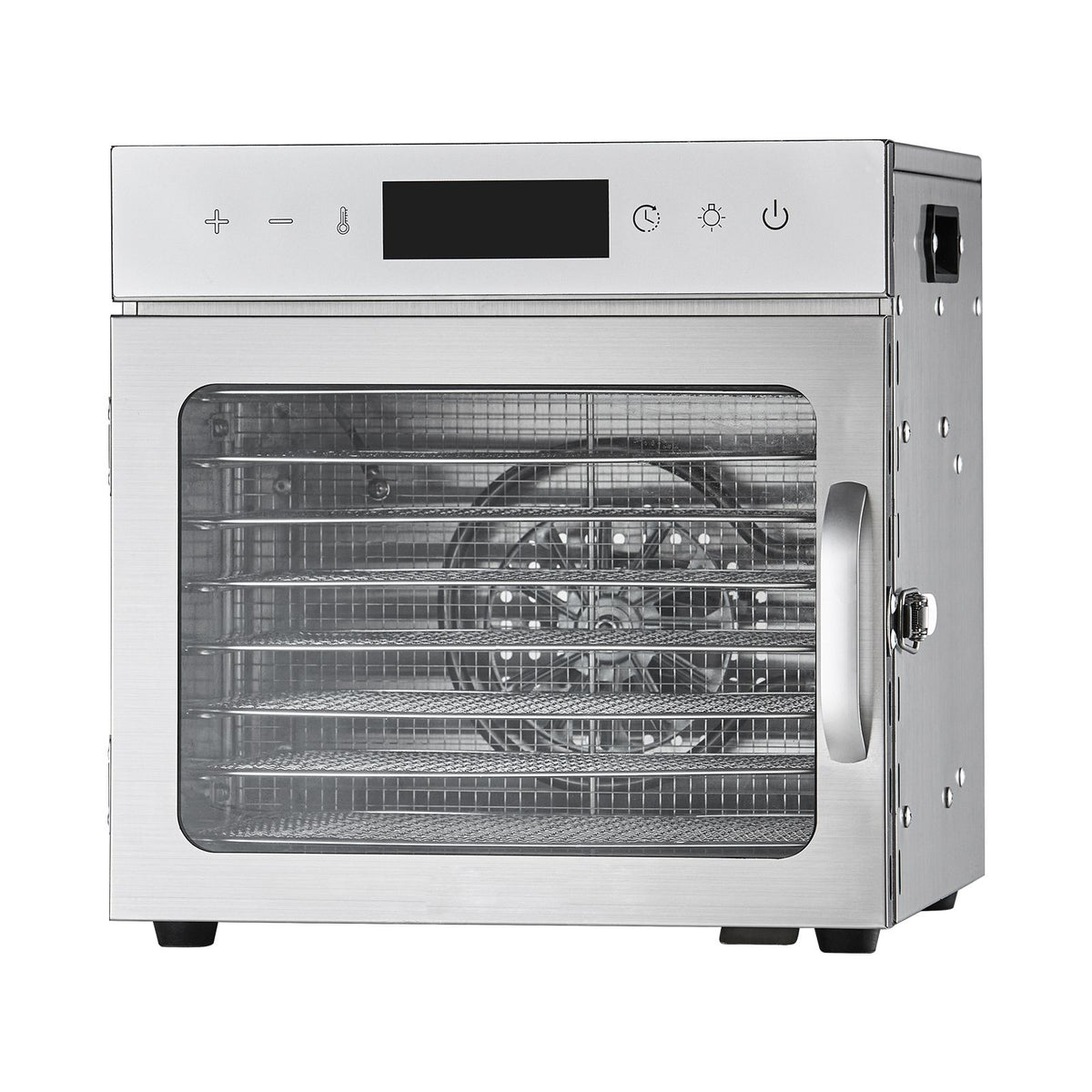 Food Dehydrator Machine, 8 Stainless Steel Trays, 400W Electric Food Dryer with Adjustable Temperature & 24-Hour Timer, Freeze Dryer for Jerky, Meat, Fruit, Vegetables, Herbs, Dog Treats