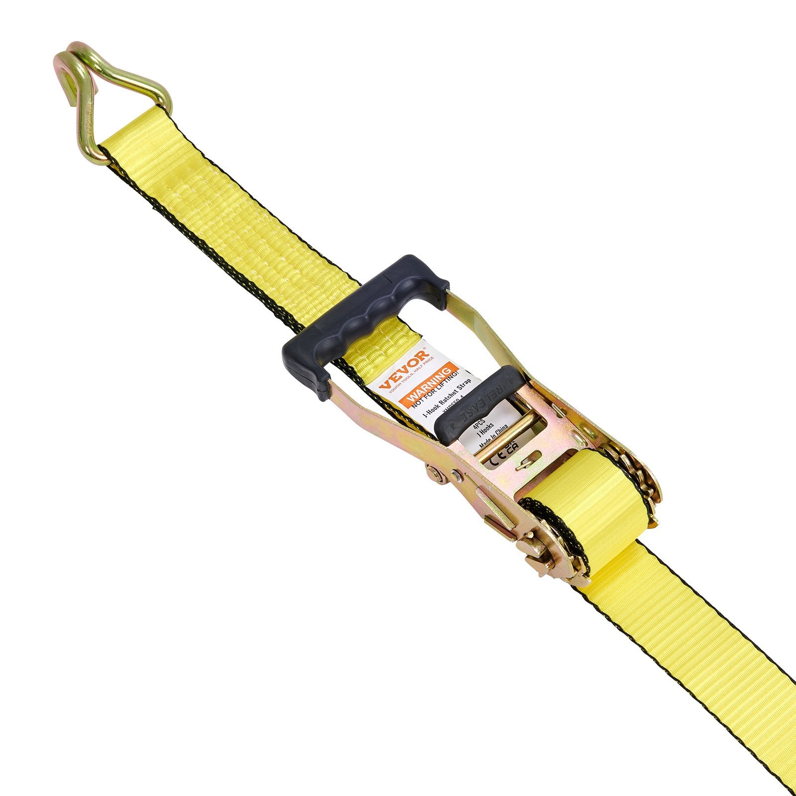 Test Kits: VEVOR 4 Pack Ratchet Tie Down Straps 5000 lbs 2