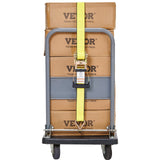 Test Kits: VEVOR 4 Pack Ratchet Tie Down Straps 5000 lbs 2