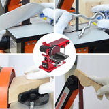 Sanding Accessories: VEVOR Belt Sander 4" x 36", Disc Combo Sander 6",Electric Adjustable Bench Belt Sander 375W,Grinder Bench Sanding Machine With 4 Rubber Foot Pad