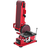 Sanding Accessories: VEVOR Belt Sander 4" x 36", Disc Combo Sander 6",Electric Adjustable Bench Belt Sander 375W,Grinder Bench Sanding Machine With 4 Rubber Foot Pad