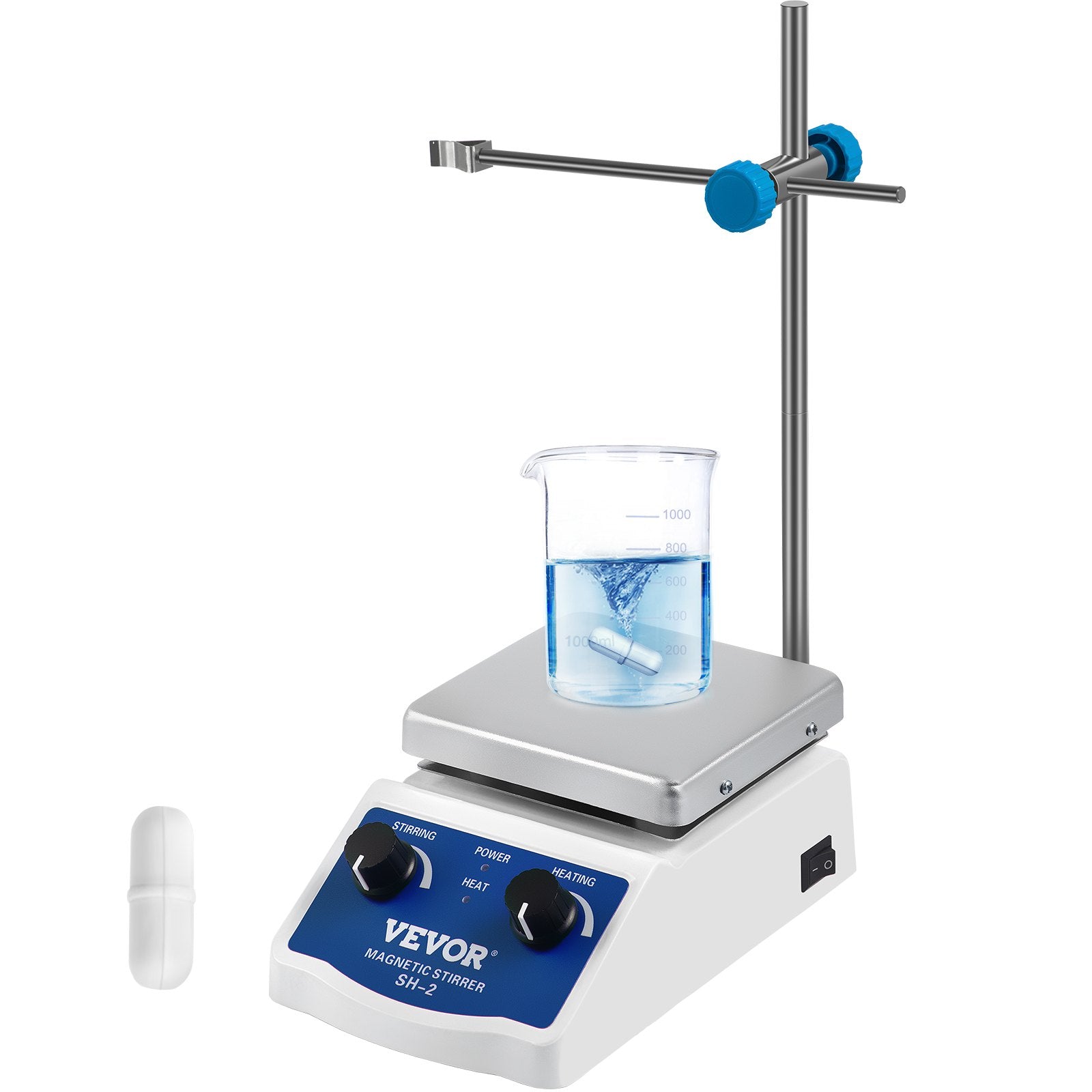Coop & Hutch Accessories: VEVOR Magnetic Stirrer Magnetic Stirrer Plate Magnetic Plate Aluminum Panel Magnetic Stirrer Hot Plate Magnetic Plate with 1 inch Stirr Bar Magnetic Stirrer Mixer (12*12)