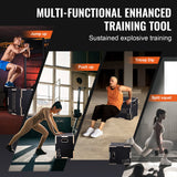 Basketball & Basketball Accessories: VEVOR 3 in 1 Plyometric Jump Box, 16/14/12 Inch Wooden Plyo Box, Platform & Jumping Agility Box, Anti-Slip Fitness Exercise Step Up Box for Home Gym Training, Conditioning Strength Training, Black