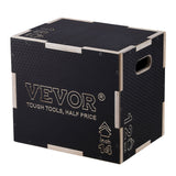 Basketball & Basketball Accessories: VEVOR 3 in 1 Plyometric Jump Box, 16/14/12 Inch Wooden Plyo Box, Platform & Jumping Agility Box, Anti-Slip Fitness Exercise Step Up Box for Home Gym Training, Conditioning Strength Training, Black