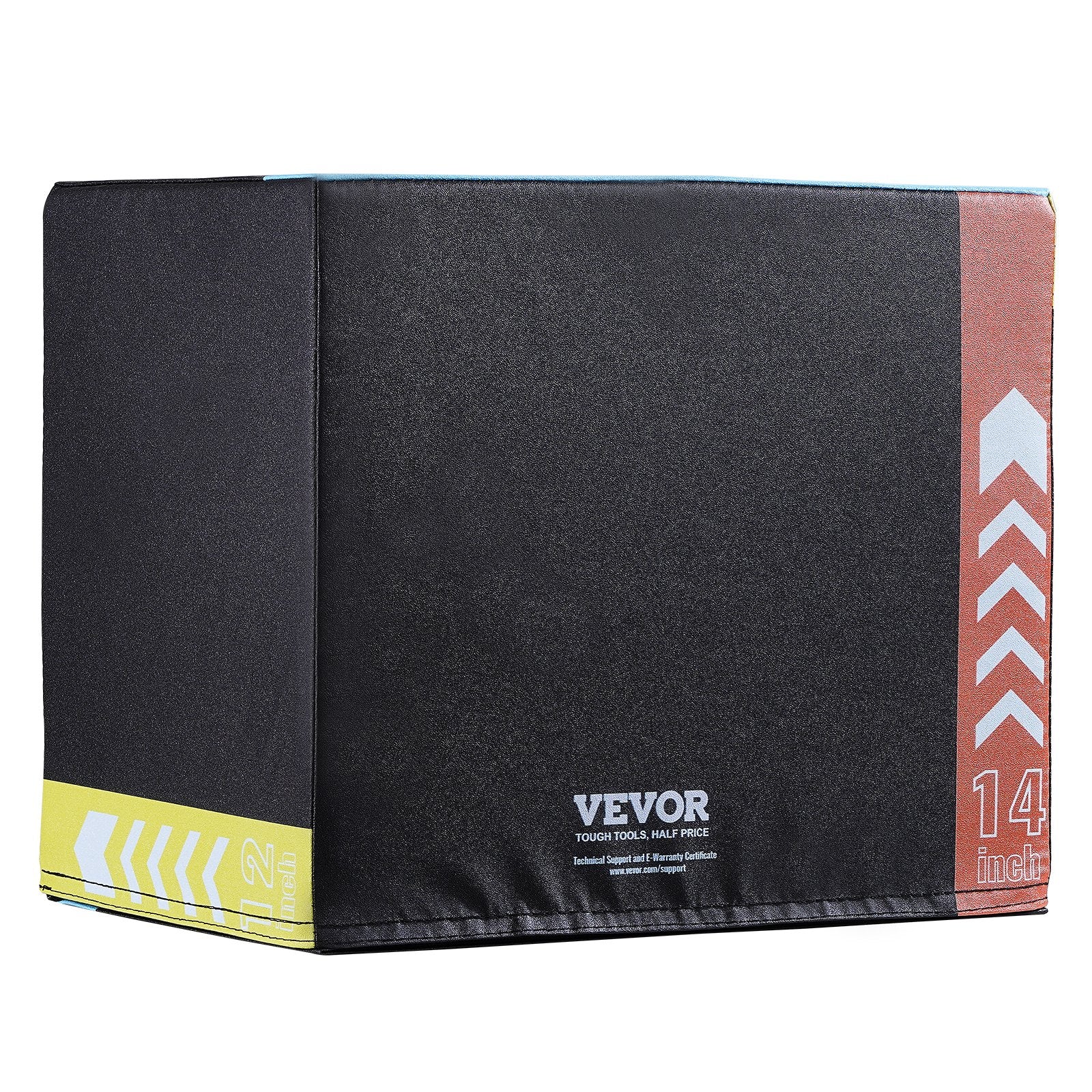 Basketball & Basketball Accessories: VEVOR 3 in 1 Plyometric Jump Box, 16/14/12 Inch Cotton Plyo Box, Platform & Jumping Agility Box, Anti-Slip Fitness Exercise Step Up Box for Home Gym Training, Conditioning Strength Training, Black