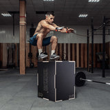 Basketball & Basketball Accessories: VEVOR 3 in 1 Plyometric Jump Box, 30/24/20 Inch Wooden Plyo Box, Platform & Jumping Agility Box, Anti-Slip Fitness Exercise Step Up Box for Home Gym Training, Conditioning Strength Training, Black