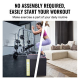 Basketball & Basketball Accessories: VEVOR 3 in 1 Plyometric Jump Box, 30/24/20 Inch Foam Plyo Box, Platform & Jumping Agility Box, Anti-Slip Fitness Exercise Step Up Box for Home Gym Training, Conditioning Strength Training, Black