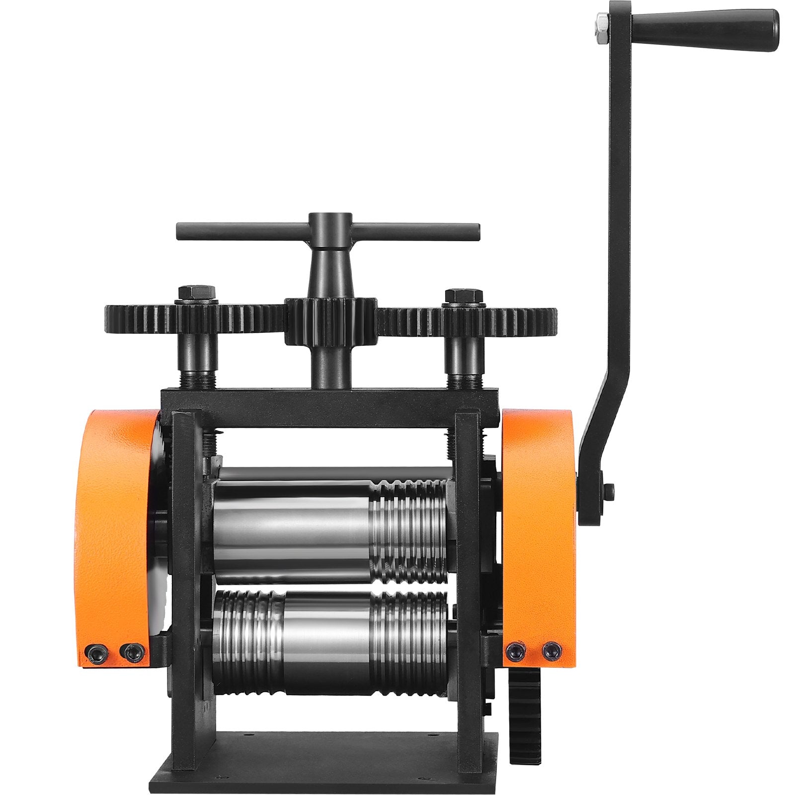 Saw Accessories: VEVOR Rolling Mill, 1.77"/45 mm Jewelry Rolling Mill Machine, 1: 2.4 Gear Ratio, 3-in-1 Multi-function Rolling Mill, 0-6 mm Press Thickness for Metal Jewelry Making Sheet Square Wire Semicircle