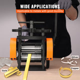 Saw Accessories: VEVOR Rolling Mill, 1.77"/45 mm Jewelry Rolling Mill Machine, 1: 2.4 Gear Ratio, 3-in-1 Multi-function Rolling Mill, 0-6 mm Press Thickness for Metal Jewelry Making Sheet Square Wire Semicircle
