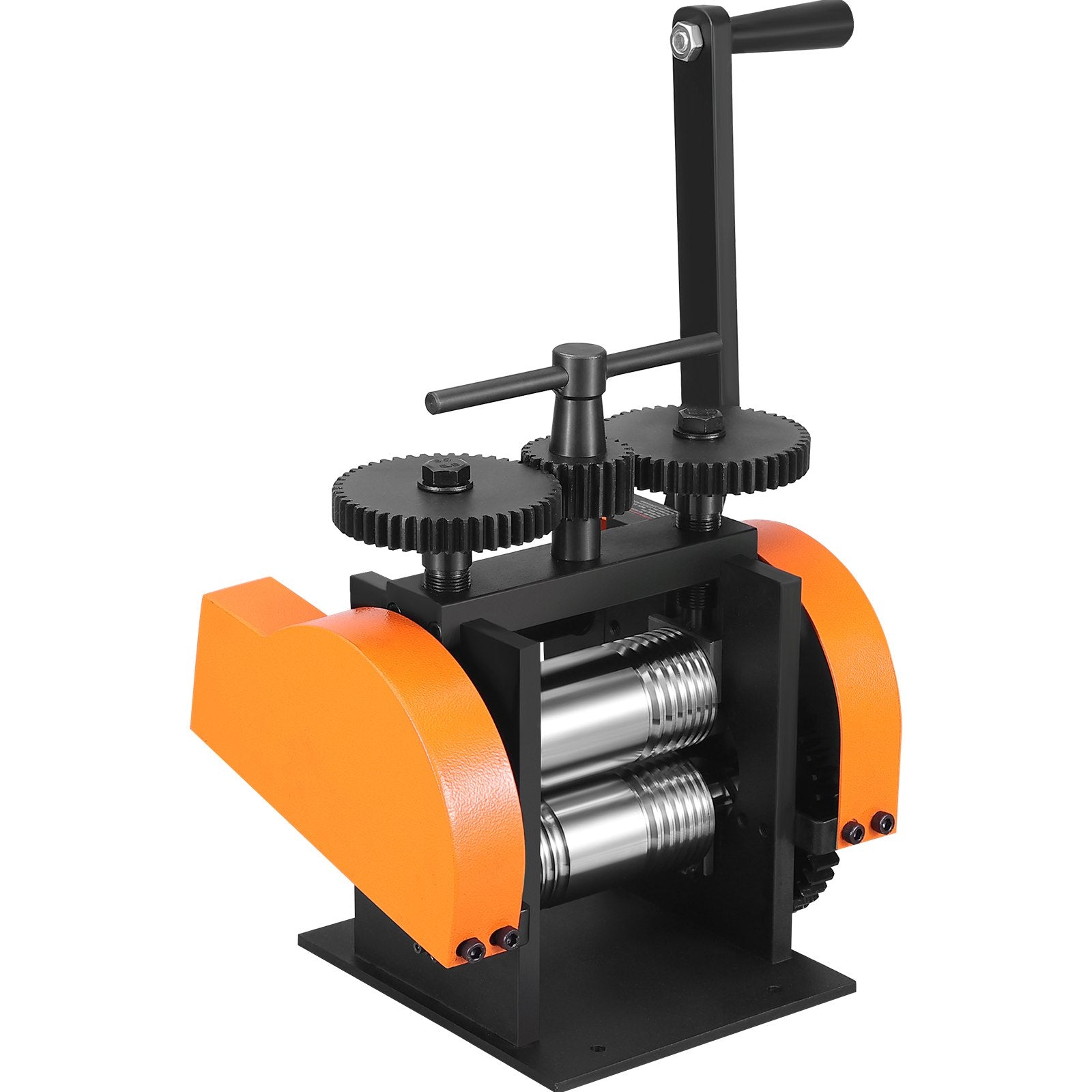 Saw Accessories: VEVOR Rolling Mill, 1.77"/45 mm Jewelry Rolling Mill Machine, 1: 2.4 Gear Ratio, 3-in-1 Multi-function Rolling Mill, 0-6 mm Press Thickness for Metal Jewelry Making Sheet Square Wire Semicircle