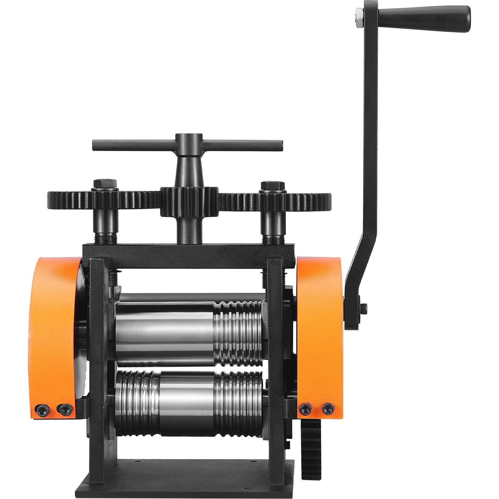 Saw Accessories: VEVOR Rolling Mill, 1.77"/45 mm Jewelry Rolling Mill Machine, 1: 2.4 Gear Ratio, 3-in-1 Multi-function Rolling Mill, 0-6 mm Press Thickness for Metal Jewelry Making Sheet Square Wire Semicircle