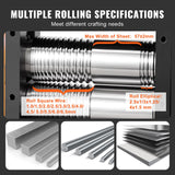 Gardening Tools: VEVOR Rolling Mill, 2.24"/57 mm Jewelry Rolling Mill Machine, 1: 2 Gear Ratio, 3-in-1 Multi-function Rolling Mill, 0-5.5 mm Press Thickness for Metal Jewelry Making Sheet Square Wire Elliptical