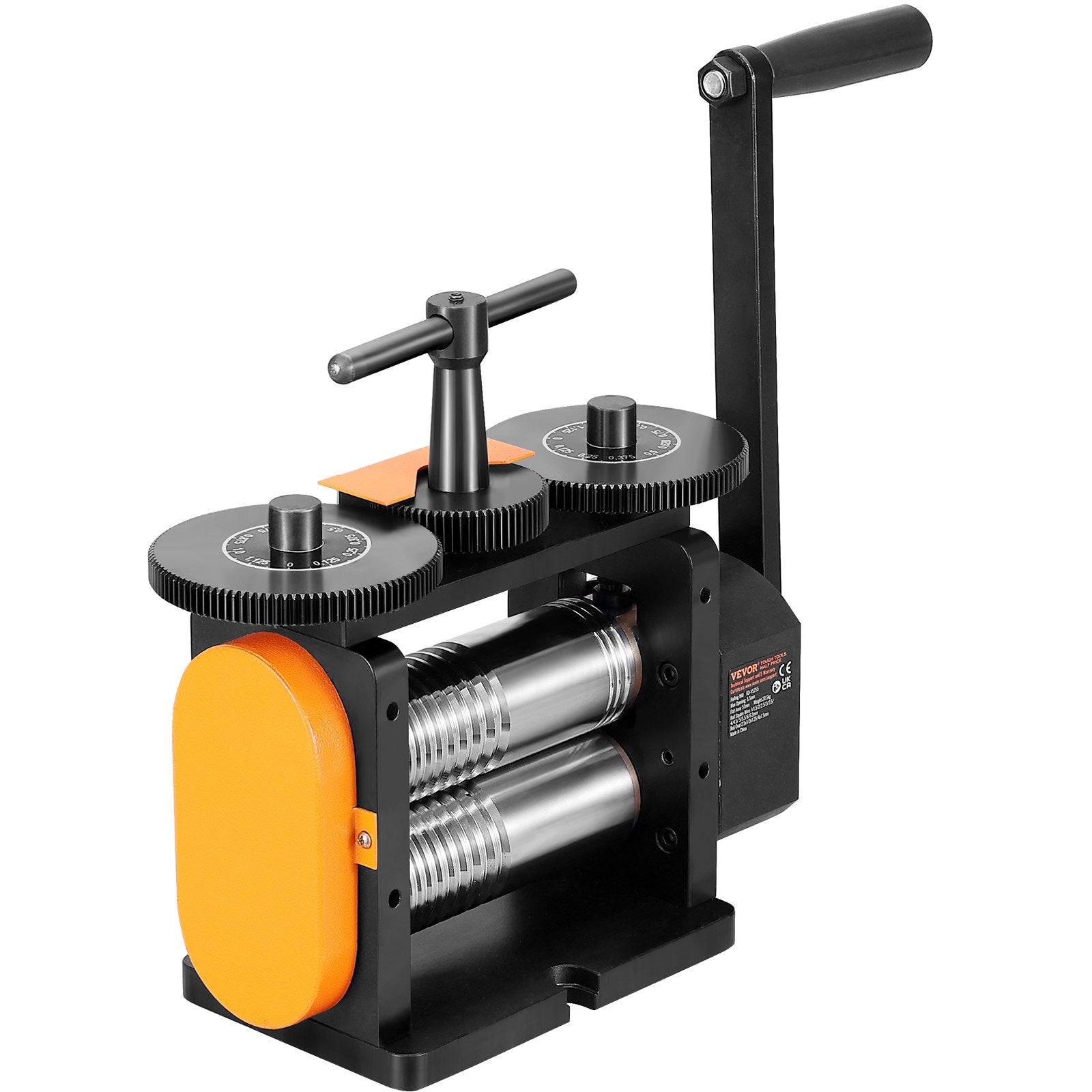 Gardening Tools: VEVOR Rolling Mill, 2.24"/57 mm Jewelry Rolling Mill Machine, 1: 2 Gear Ratio, 3-in-1 Multi-function Rolling Mill, 0-5.5 mm Press Thickness for Metal Jewelry Making Sheet Square Wire Elliptical