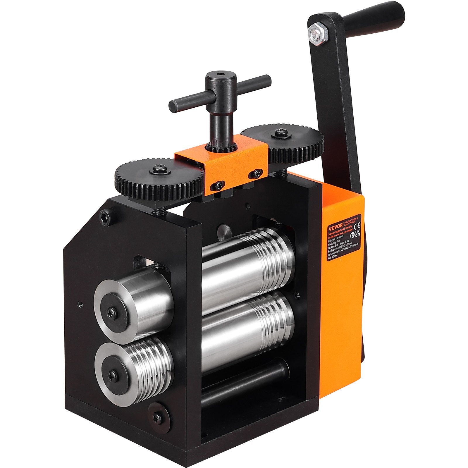 Gardening Tools: VEVOR Rolling Mill, 2.95"/75 mm Jewelry Rolling Mill Machine, 1: 2 Gear Ratio, 3-in-1 Multi-function Rolling Mill, 0.03-6.5mm Press Thickness for Metal Jewelry Making Sheet Square Wire Semicircle
