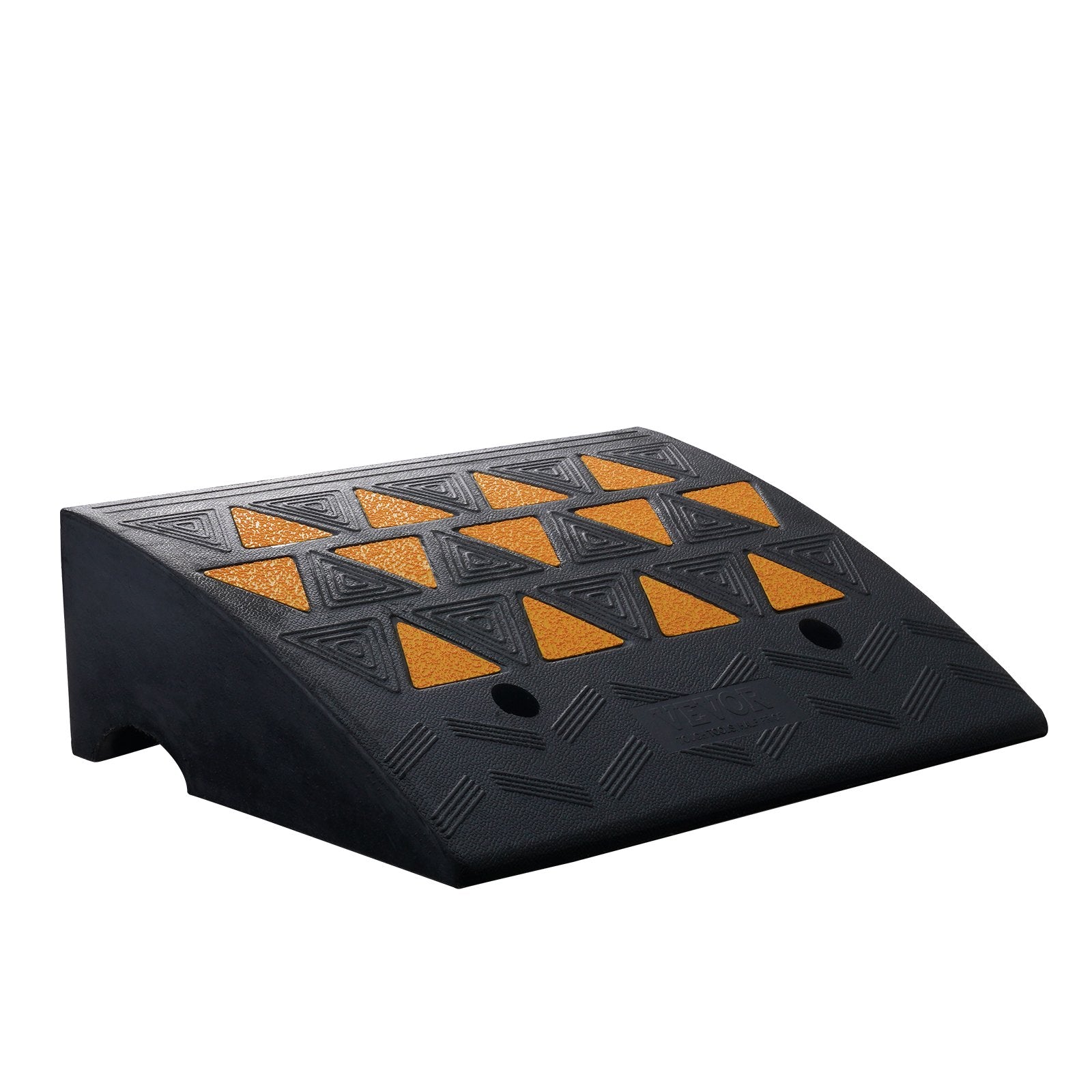 Traffic Control & Parking Tools: VEVOR Rubber Curb Ramp 15.2 cm Rise Height Sidewalk Curb Ramp, 37 cm Width 49.1 cm Length Driveway Ramp for Curb, 15T Heavy Duty Rubber Ramp for Forklifts, Trucks, Buses, Cars, Wheelchairs, Bikes