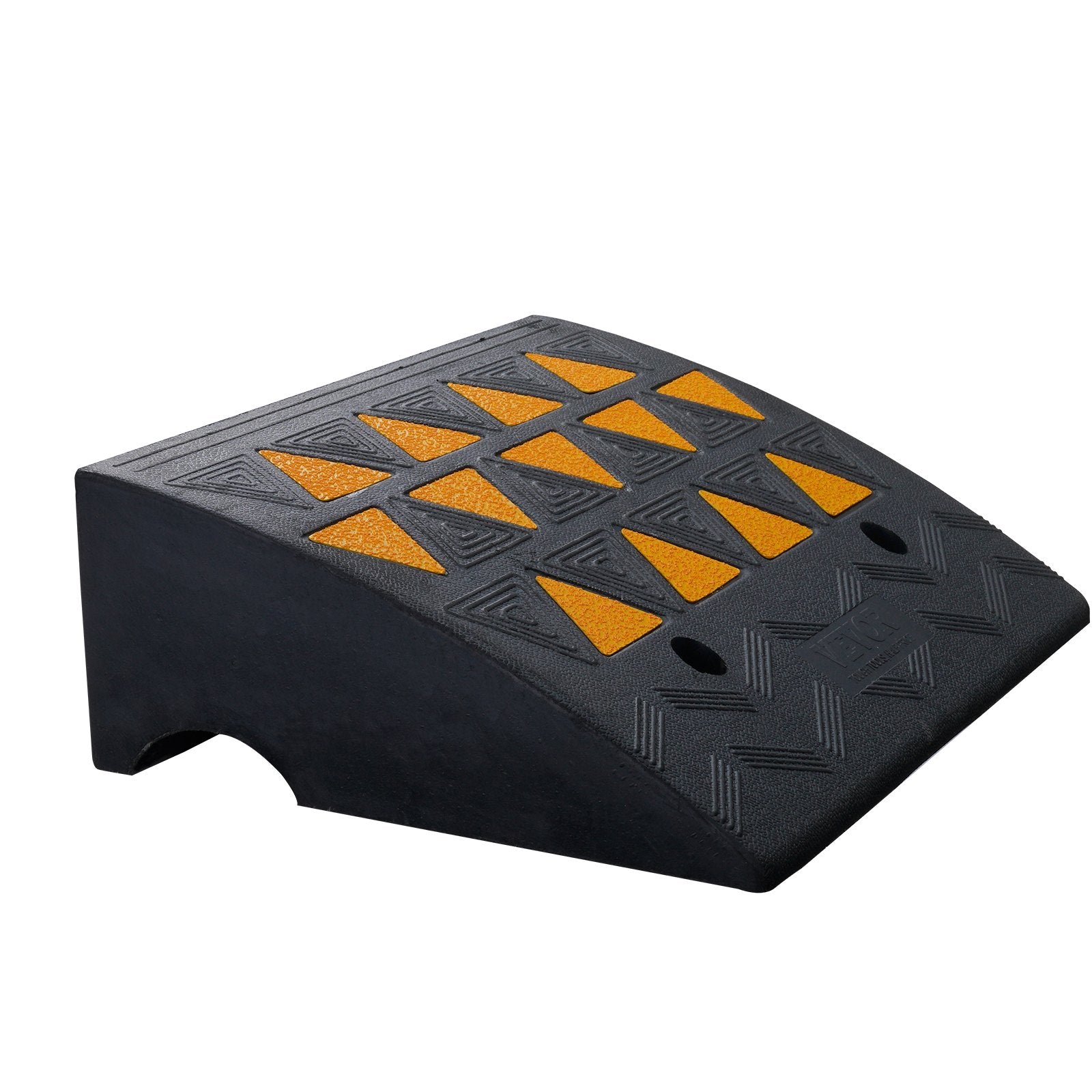Traffic Control & Parking Tools: VEVOR Rubber Curb Ramp 15.2 cm Rise Height Sidewalk Curb Ramp, 37 cm Width 49.1 cm Length Driveway Ramp for Curb, 15T Heavy Duty Rubber Ramp for Forklifts, Trucks, Buses, Cars, Wheelchairs, Bikes