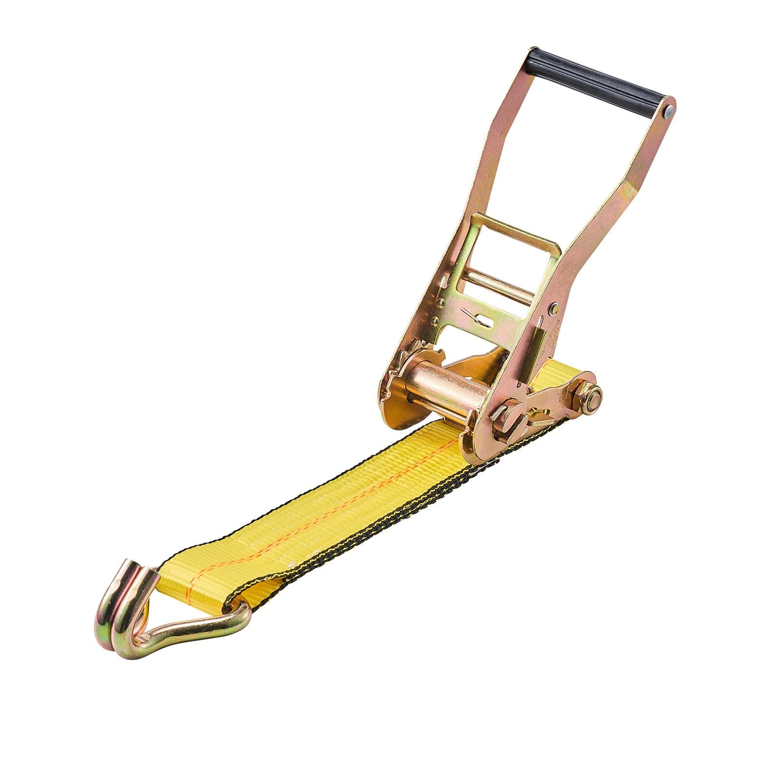 Ratchet Straps, 50.8 mm x 9.1 m, Heavy Duty Tie Down Straps with Double J Hook, 4536 kg Break Strength, Carry Bag, Tie Down Ratcheting for Moving, Trailers, Motorcycles, Kayaks, Car Roof, 4 Pack