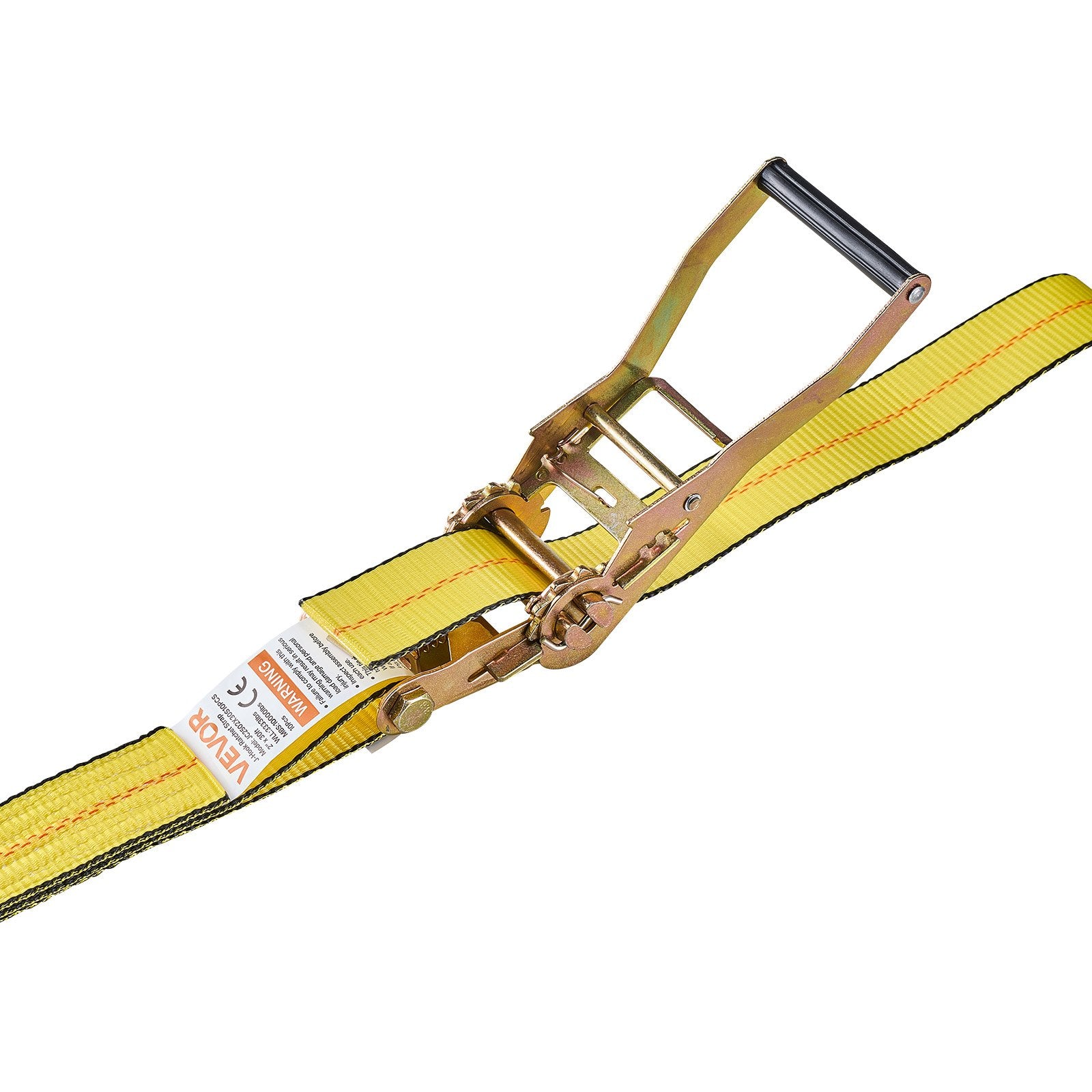 Ratchet Straps, 50.8 mm x 9.1 m, Heavy Duty Tie Down Straps with Double J Hook, 4536 kg Break Strength, Carry Bag, Tie Down Ratcheting for Moving, Trailers, Motorcycles, Kayaks, Car Roof, 4 Pack