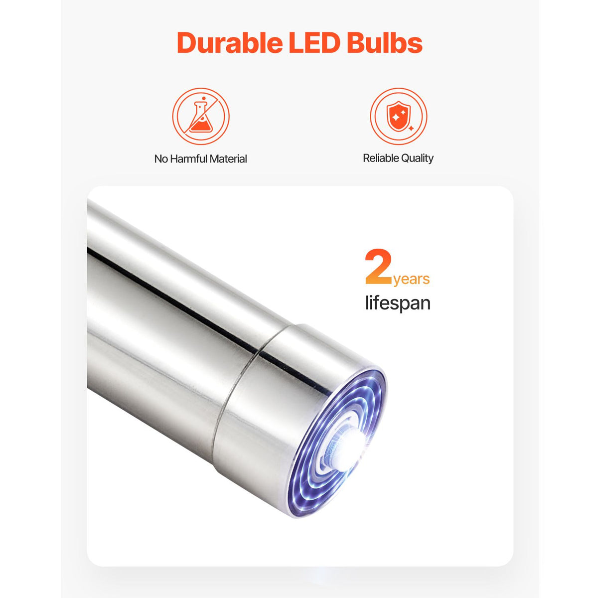 UV Water Purifier, 8W 1GPM, 220V Versatile Ultraviolet Water Purifier Filter with Stainless Steel Housing, Whole House UV Water Filter with Quartz Sleeve Fit for Shower/Drinking/Cleaning