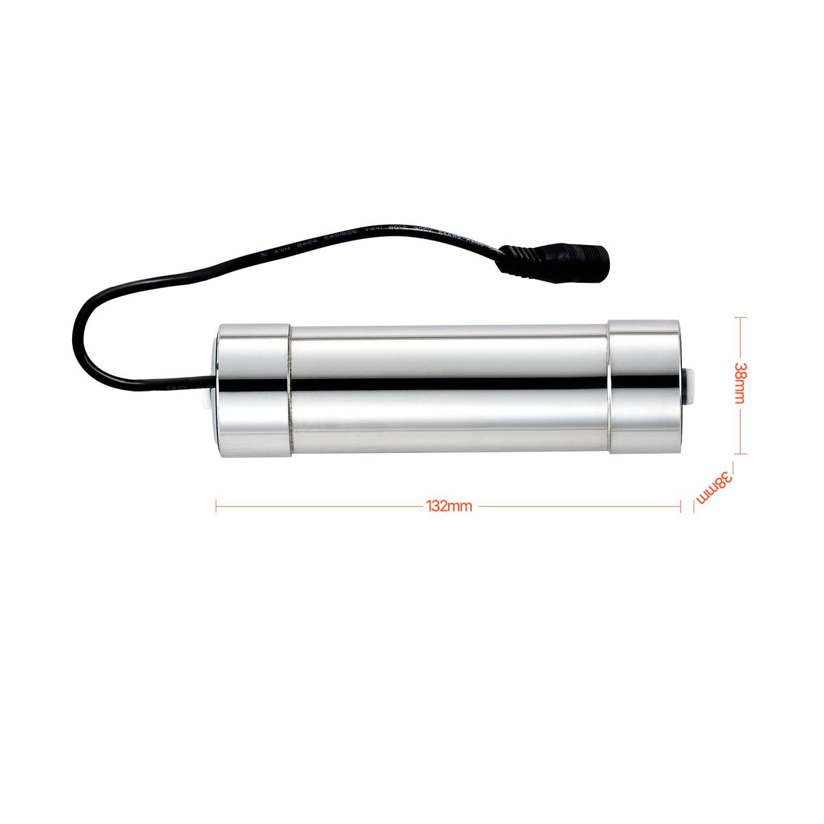 UV Water Purifier, 8W 1GPM, 220V Versatile Ultraviolet Water Purifier Filter with Stainless Steel Housing, Whole House UV Water Filter with Quartz Sleeve Fit for Shower/Drinking/Cleaning