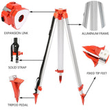 Camera Accessories: Vevor Super Combination 1.65m Aluminum Tripod + 5m Staff For Rotary Laser Leveltop