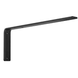 Shower Accessories: VEVOR Shelf Bracket, Heavy Duty Floating Shelf Brackets 25.6 x 15.5 cm, 4 Pcs Brackets for Shelves, 5mm Thick Matte Black L Shelf Bracket,Steel Shelving Brackets with 72.6 kg Load Capacity