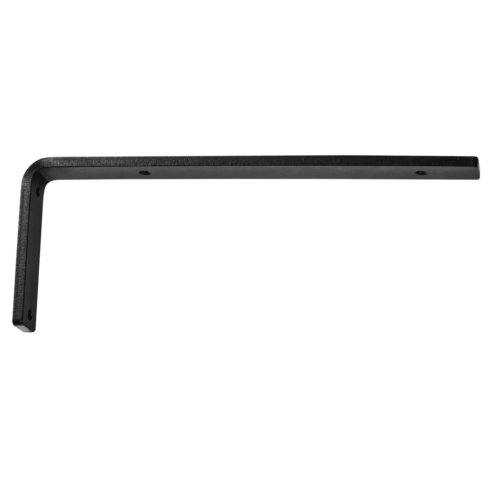 Shower Accessories: VEVOR Shelf Bracket, 41 x 15.5 cm 4 Pcs, Heavy Duty Floating Shelf Brackets, Brackets for Shelves, 10mm Thick Matte Black L Shelf Bracket,Steel Shelving Brackets with 72.6 kg Load Capacity